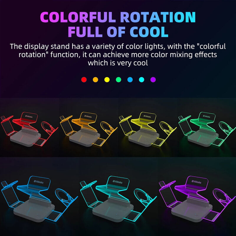 Dock Iluminado de Almacenamiento con Carga Diferentes Colores